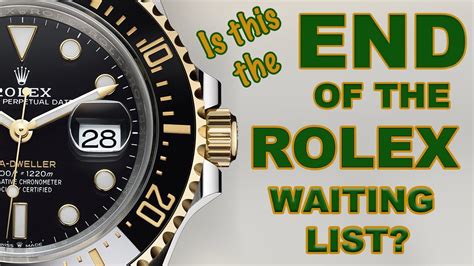 liste di attesa rolex 2022|rolex ad wait times.